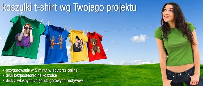 koszulka z własnym nadrukiem